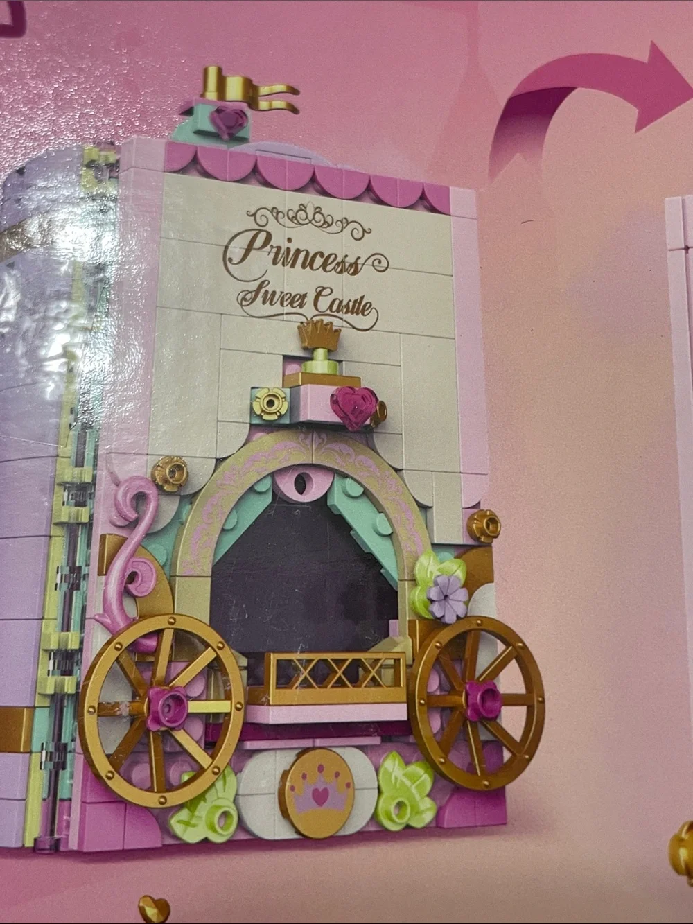 Princess Sweetness Castle Playset - Pink small parts NEW in box ages 8 + cute